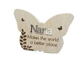 Nana Butterfly Message Plaque